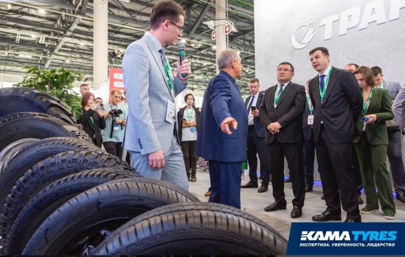 Kama Tyres презентовала на выставке TatOilExpo-2024 новые зимние шины бренда Viatti.